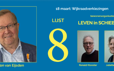 18 maart: KIES VOOR LEVEN IN SCHIEBROEK – lijst 8