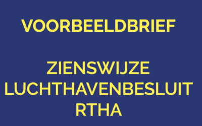 voorbeeldbrief zienswijze luchthavenbesluit  rtha